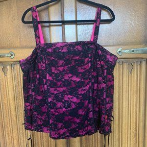 Vintage Tripp NYC Daang Goodman Lace Bustier Size 3X